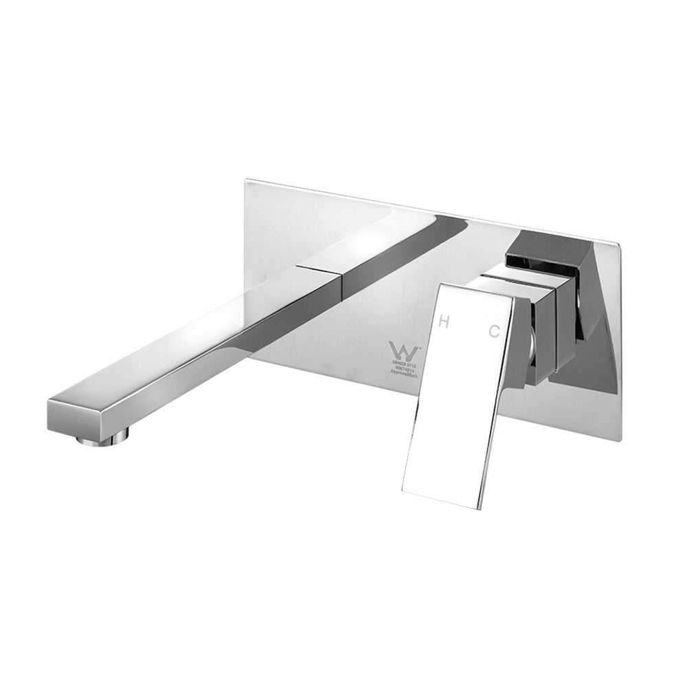 Tap & Sink Accessories: Cefito Bathroom Basin Mixer Tap Separate Faucet Vanity Laundry Chrome
