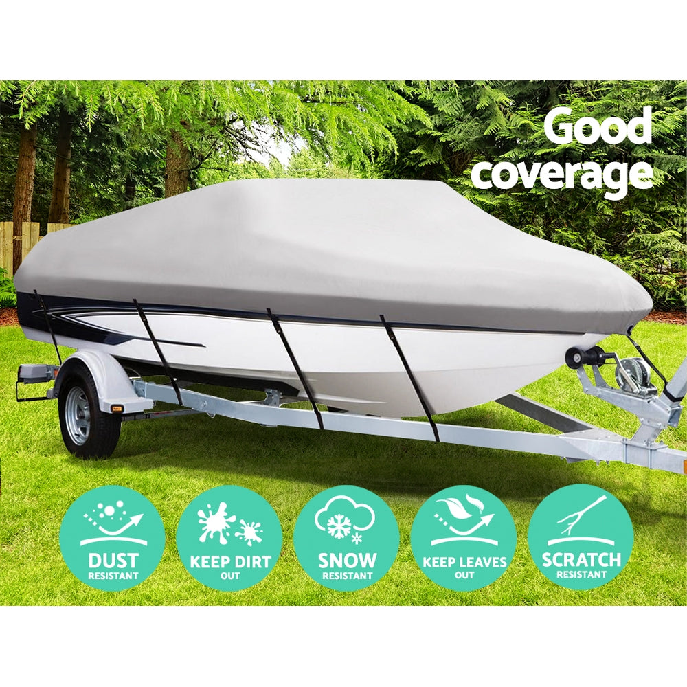 Boating Accessories: Seamanship 16-18.5ft Boat Cover Trailerable Marine Grade 600D