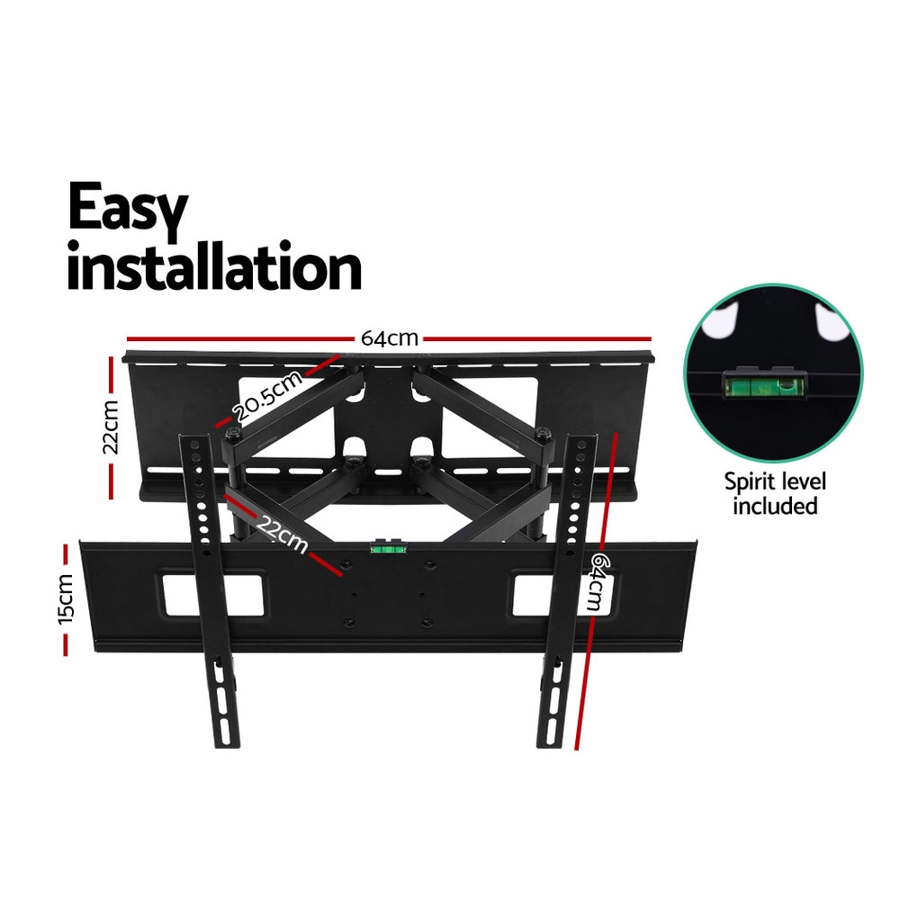 TVs & Accessories: Artiss TV Wall Mount Bracket for 32"-70" LED LCD Full Motion Dual Strong Arms