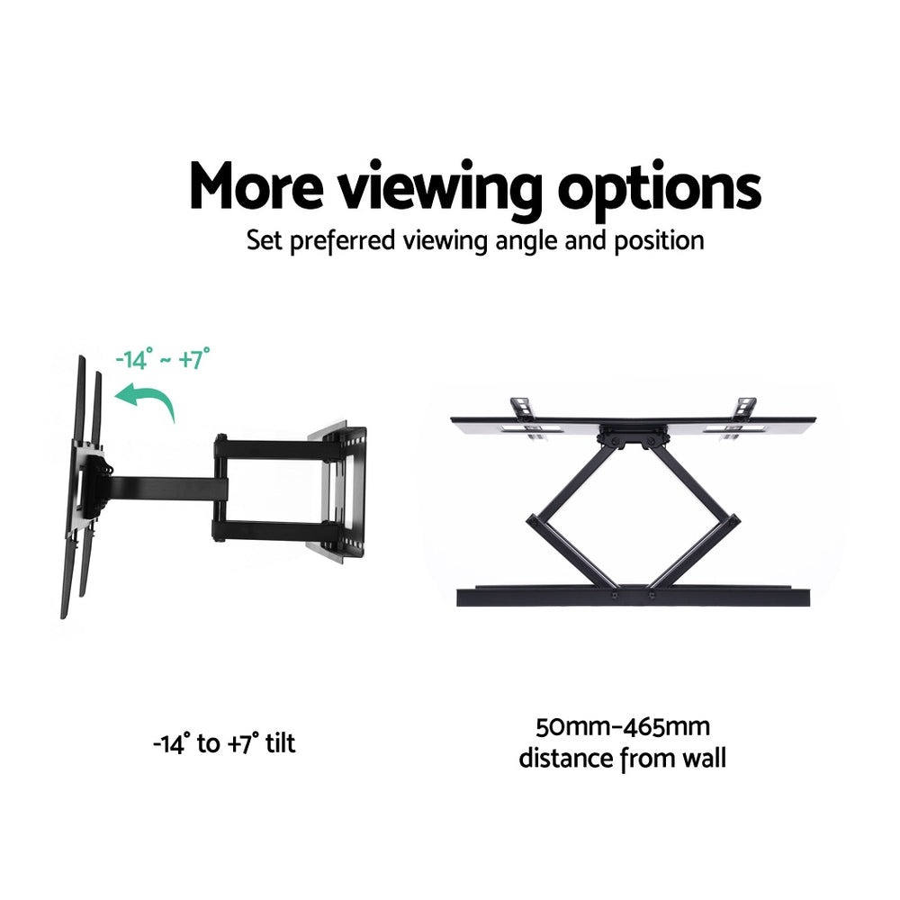 TVs & Accessories: Artiss TV Wall Mount Bracket for 32"-70" LED LCD Full Motion Dual Strong Arms