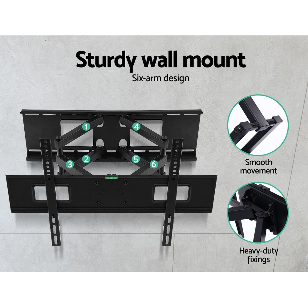 TVs & Accessories: Artiss TV Wall Mount Bracket for 32"-70" LED LCD Full Motion Dual Strong Arms