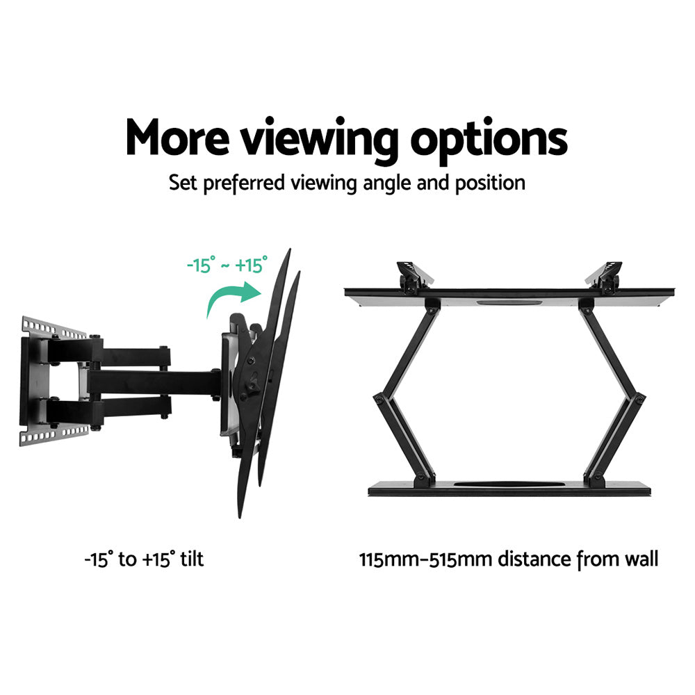 TVs & Accessories: Artiss TV Wall Mount Bracket for 32"-80" LED LCD Full Motion Dual Strong Arms