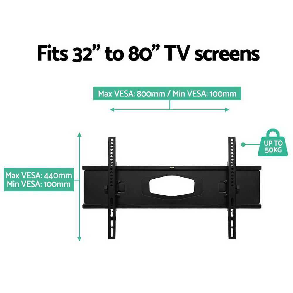 TVs & Accessories: Artiss TV Wall Mount Bracket for 32"-80" LED LCD Full Motion Dual Strong Arms