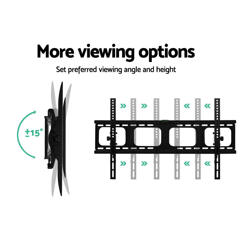 TVs & Accessories: Artiss TV Wall Mount Bracket for 42"-90" LED LCD TVs Tilt Slim Flat Low Profile