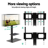 Artiss TV Stand Mount Bracket for 32"-70" LED LCD 2 Tiers Storage Floor Shelf