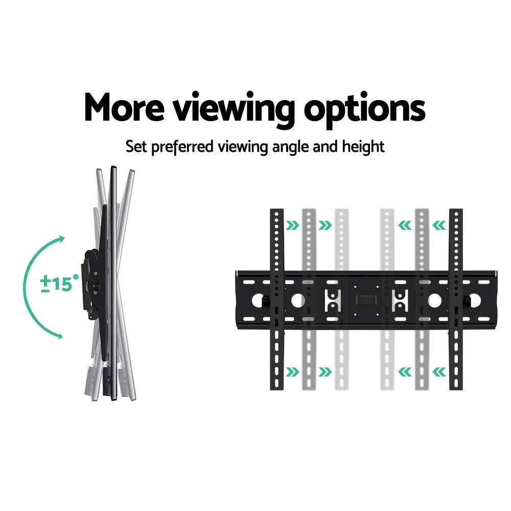TVs & Accessories: Artiss TV Wall Mount Bracket for 32"-70" LED LCD TVs Tilt Slim Flat Low Profile