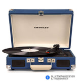 Crosley Cruiser Plus Bluetooth Turntable 3 Speed Blue