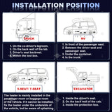 ALL-IN-ONE Diesel Air Heater 12V 8KW Tank Remote Control Thermostat Caravan Motorhome RV