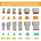 600PCS Deutsch DT Connector Plug Kit With Genuine Deutsch Crimp Tool Auto Marine