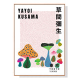 Wall Art 50cmx70cm I By Yayoi Kusama Wood Frame Canvas