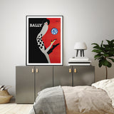 Wall Art 50cmx70cm Fashion Bally Black Frame Canvas