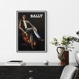 Wall Art 40cmx60cm Bally Man & Woman 2 Sets Black Frame Canvas