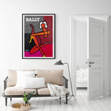 Wall Art 40cmx60cm Fashion Woman Black Frame Canvas