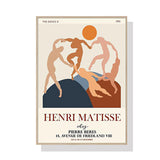 Wall Art 80cmx120cm Dancing by Henri Matisse Wood Frame Canvas