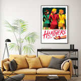 Wall Art 80cmx120cm Heathers The Musical Black Frame Canvas