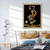 Wall Art 60cmx90cm Isolabella Black Frame Canvas