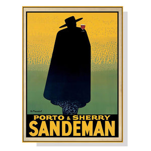 Wall Art 80cmx120cm Sandeman Gold Frame Canvas