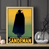 Wall Art 80cmx120cm Sandeman Gold Frame Canvas