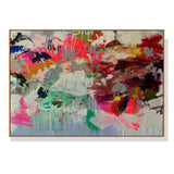 Wall Art 80cmx120cm Abstract Free Flow Wood Frame Canvas