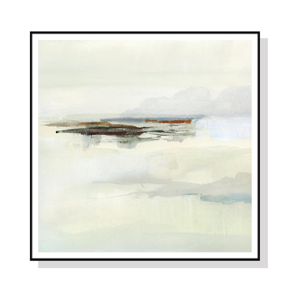 Wall Art 80cmx80cm Atmospheric Edge Black Frame Canvas