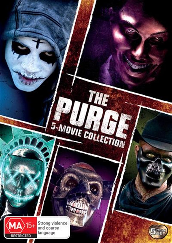 Purge / The Purge - Anarchy / The Purge - Election Year / The First Purge / The Forever Purge | 5 Mo DVD