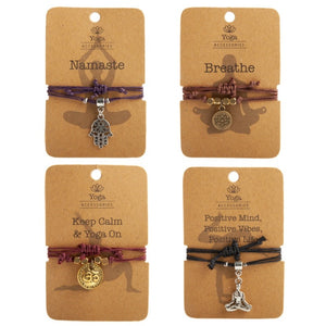 Yoga Charm Bracelet   (SENT AT RANDOM)