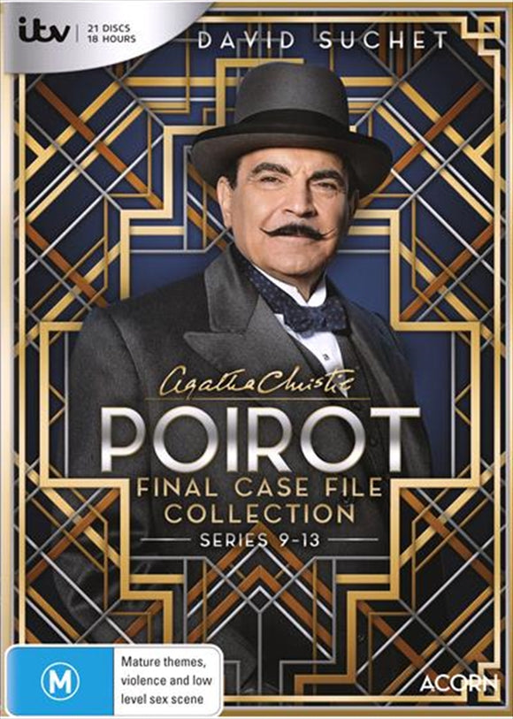 Agatha Christie - Poirot - Series 9-13 | Final Case File Collection DVD