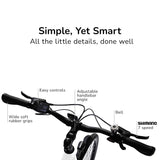 Valk Metro ST 5 + Electric Bike, Mid-Drive, Step-Through, Large, White