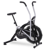 PROFLEX Air Bike Fan Resistance Exercise Fitness Home Gym Bicycle Black Pulse