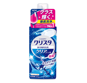 [6-PACK] Lion Japan Detergent for Food Washing Machine Clear Gel Dishwasher Detergent 480g