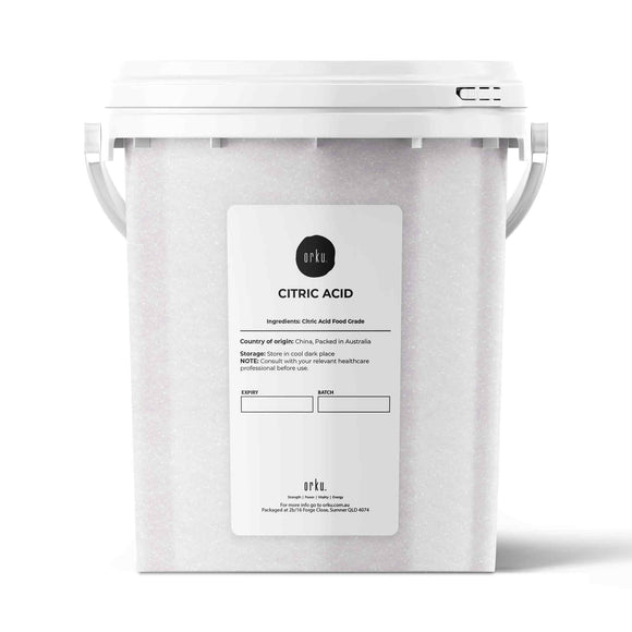 1.2Kg Citric Acid Powder Tub - Food Grade Anhydrous GMO Preservative Free c6h807