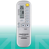 Air Conditioner AC Remote Control Silver - For DUNAN ELECTER ELECTROLUX FEDDERS