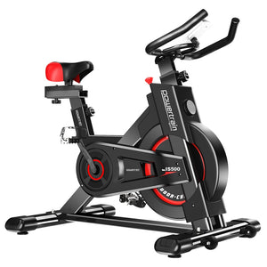 Powertrain IS-500 Heavy-Duty Exercise Spin Bike Electroplated - Black