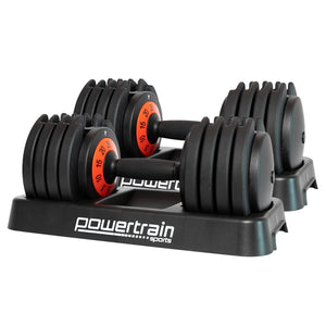 Powertrain GEN2 Pro Adjustable Dumbbell Set - 50kg