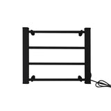 Pronti Heated Towel Rack Electric Bathroom Towel Rails Warmer Ev-60 -black