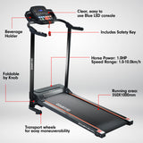 Powertrain V25 Foldable Treadmill Home Gym Cardio Walk Machine