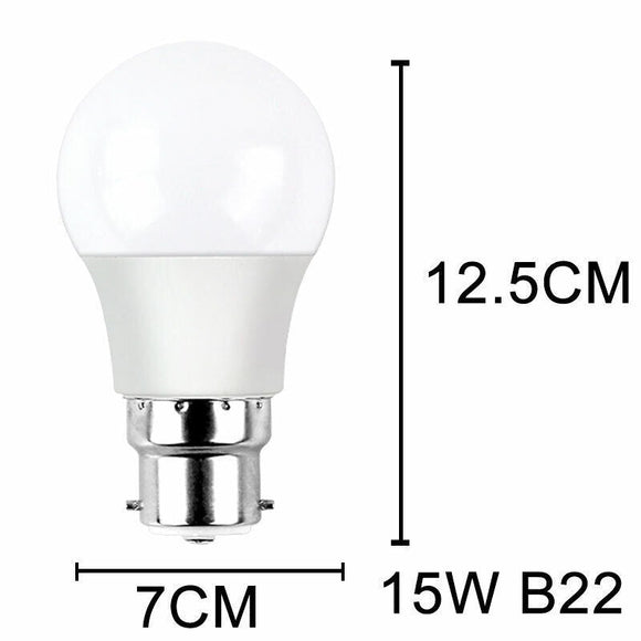 10 PCS 220V 15W  NEW LED Radar Sensor Motion Bulb E27 B22 Smart Security Light Lamp Globe Bulb