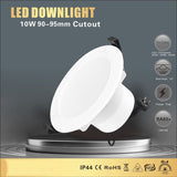 10 PCS LED DOWNLIGHT KIT 90MM NON DIM 10W 3 COLOR IN 1 WARM WHITE COOL WHITE DAY LIGHT TRI COLOR