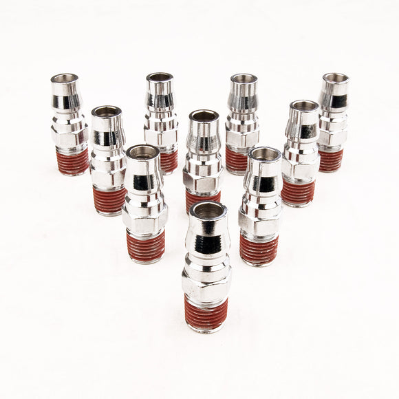 Dynamic Power 10 Set 4 x 1.5cm Nitto Type Male Air Coupling Coupler Fitting 1/4