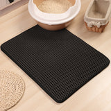 YES4PETS 2 X Double Layer Cat Litter Tray Trap Mat Catch Cat Litter House Box Pad Toilet Mat