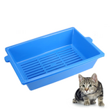 YES4PETS Lift and Sift Self Cleaning Kitty Litter Trays Cat Litter Tray Toilet Sifting Slotted Trays