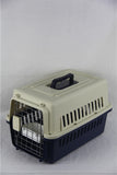 YES4PETS Small Dog Cat Rabbit Crate Pet Carrier Airline Cage With Bowl and Tray-Dark Blue