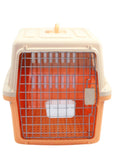 YES4PETS Large Dog Cat Crate Pet Carrier Rabbit Airline Cage With Tray And Bowl Orange