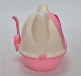 YES4PETS Large Hooded Cat Toilet Litter Box Tray House With Scoop Pink