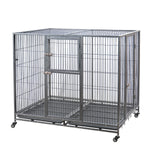 YES4PETS XXL Pet Dog Cat Cage Metal Crate Kennel Portable Puppy Cat Rabbit House