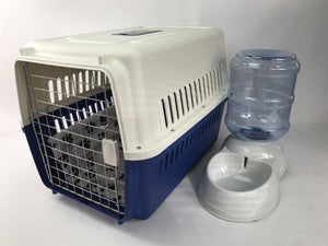 YES4PETS XL Dog Puppy Cat Crate Pet Carrier Cage W Mat & Water Dispenser 72x53x53cm