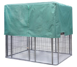 YES4PETS XXXXL Walk-in Bird Cat Dog Chicken Rabbit Cage Pet Parrot Aviary  Perch 219x158x203cm With Green Cover