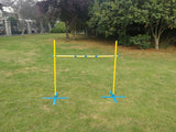 YES4PETS Portable Dog Puppy Training Practice Jump Bar Poles Agility Post