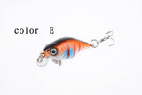 6x 4.5cm Popper Crank Bait Fishing Lure Lures Surface Tackle Saltwater