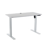 1.2m Sit And Stand Desk In White